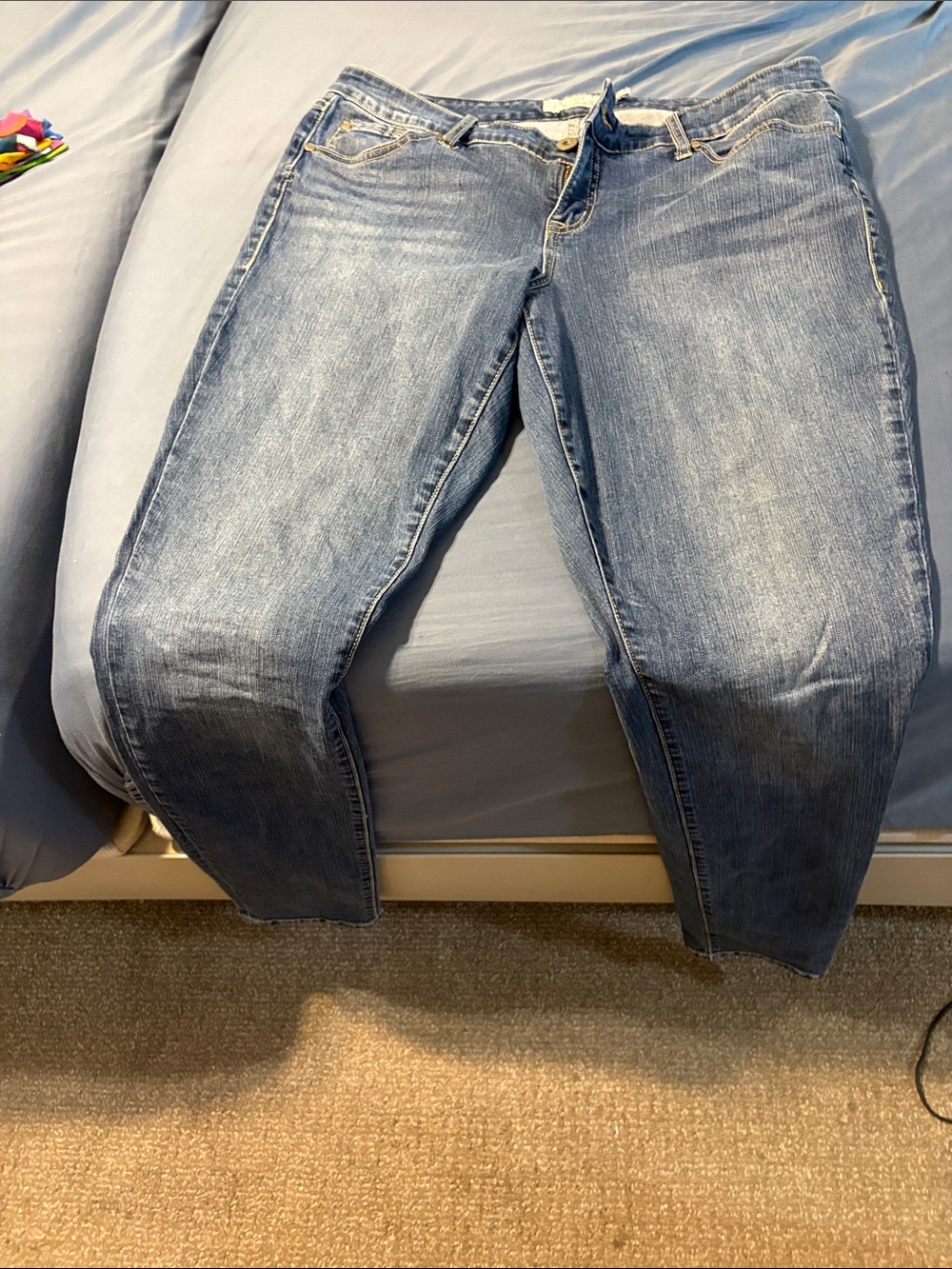 Women's Blue Denim Jeans - Comfortable Everyday Fit Torrid size 16 skinny